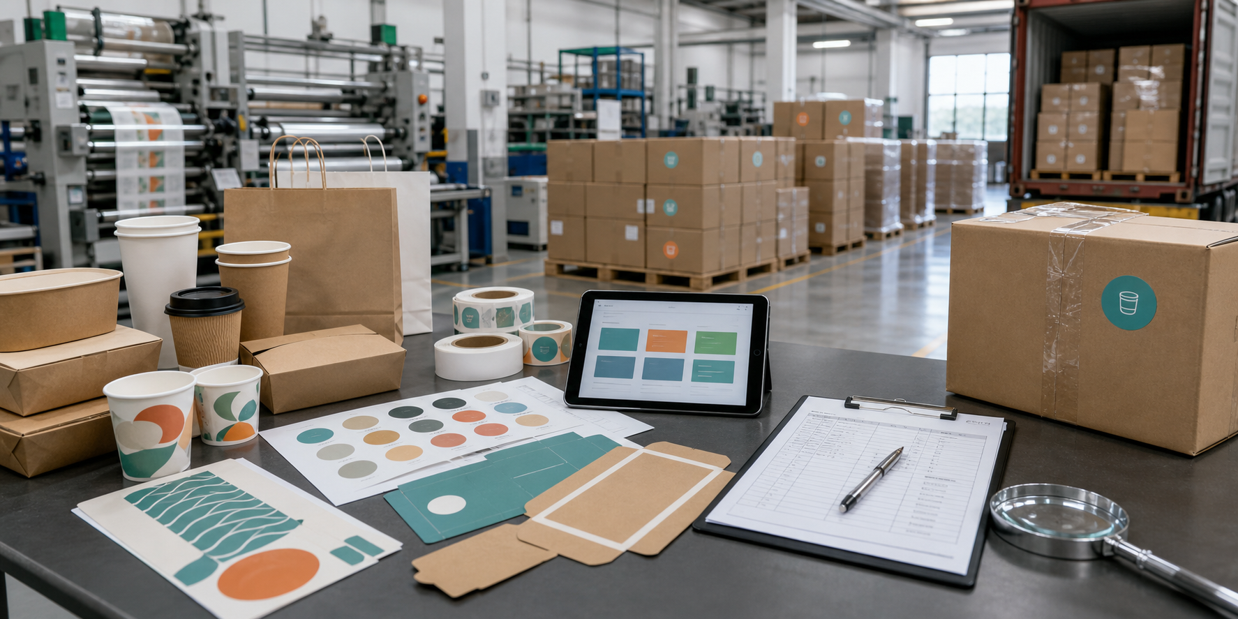 Packaging factory QC and export logistics coordination